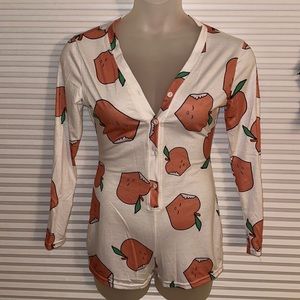 Discovery clothing Peachy PJ onesie